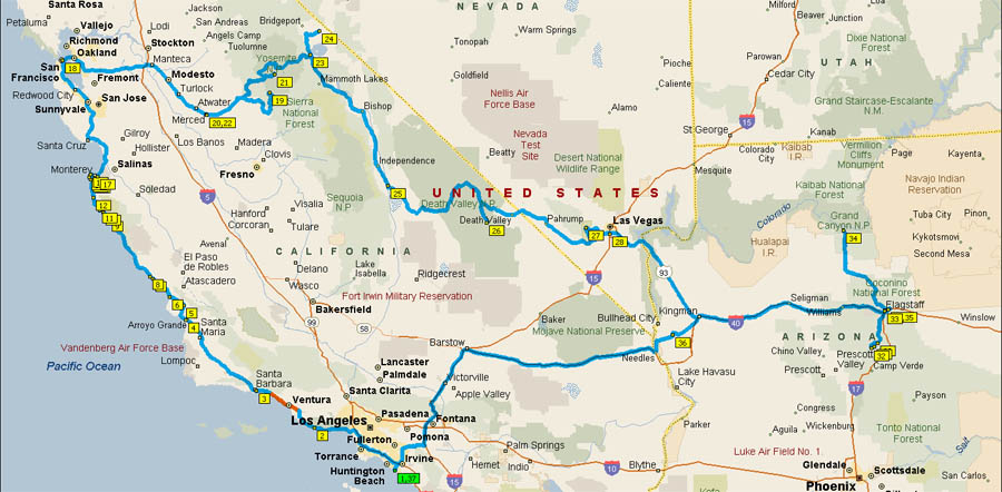 map a road trip california road trip map afputra map a road trip california road trip map afputra