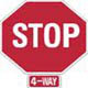 4 Way Stop Sign 4 Way Stop Sign